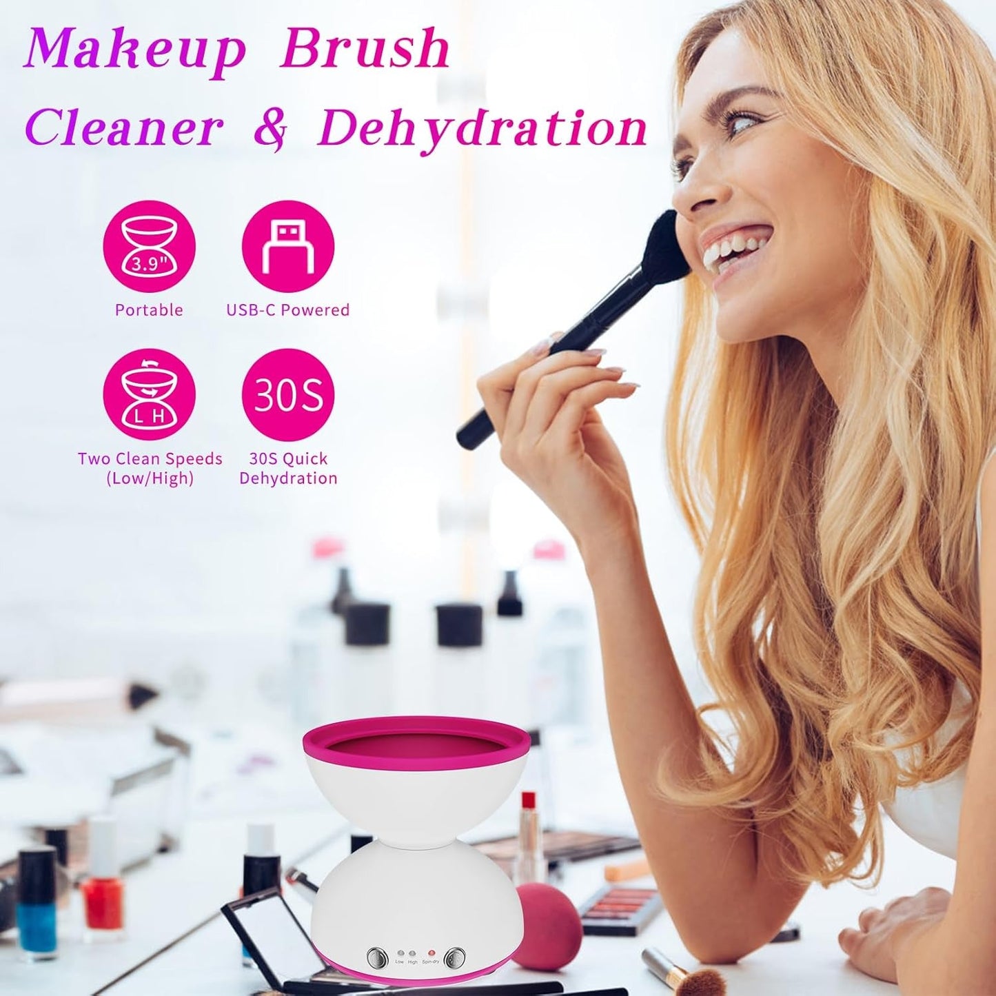 Grooves Makeup Brush Cleaner | 2025 Electric Model