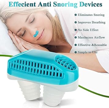 Anti-Snorer 2-in-1 Air Purifier | Comfortable, Medical-Grade Snore Solution
