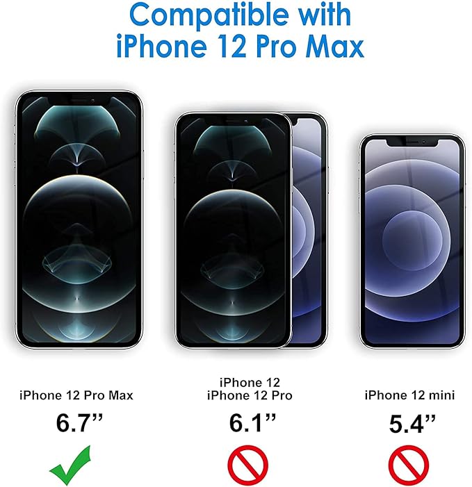 Mobile Screen Protection Tempered Glass 9H for iPhone 12 Pro Max