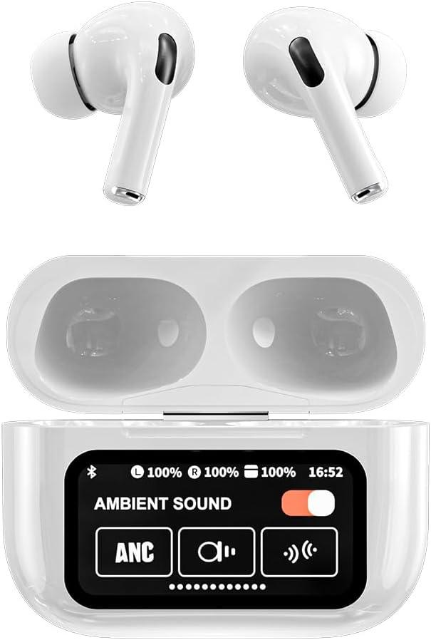 A9 PRO Smart Wireless Earbuds with Touch Screen, ANC & ENC - THESHOP.IST