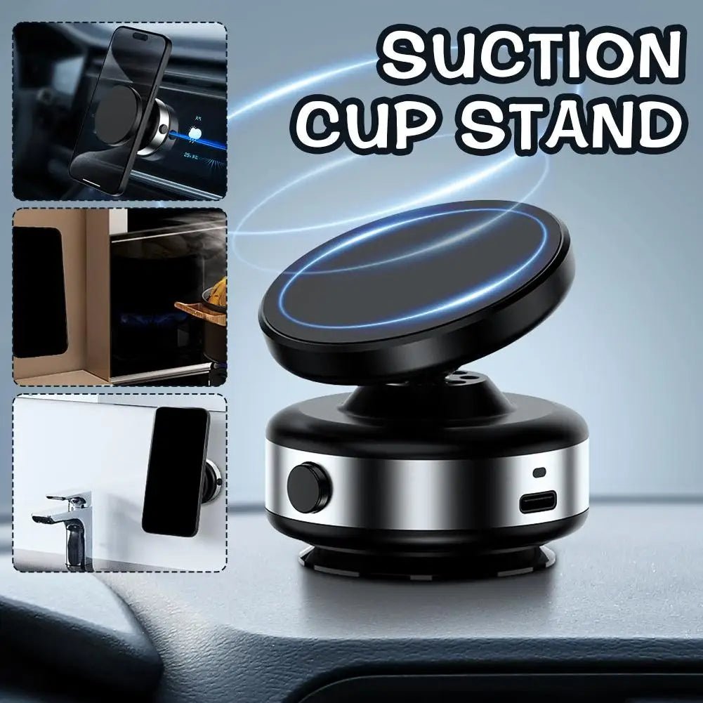 Intelligent Automatic Suction Mobile Phone Holder – NEW Adjustable View and Magnetic Stand - THESHOP.IST