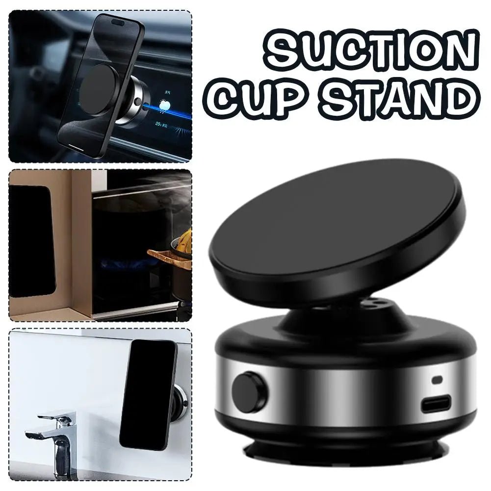 Intelligent Automatic Suction Mobile Phone Holder – NEW Adjustable View and Magnetic Stand - THESHOP.IST