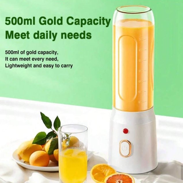 Portable Electric USB Juicer Blender 2024 - 10 - Blade Mini Blender Cup for Smoothies & Shakes - THESHOP.IST