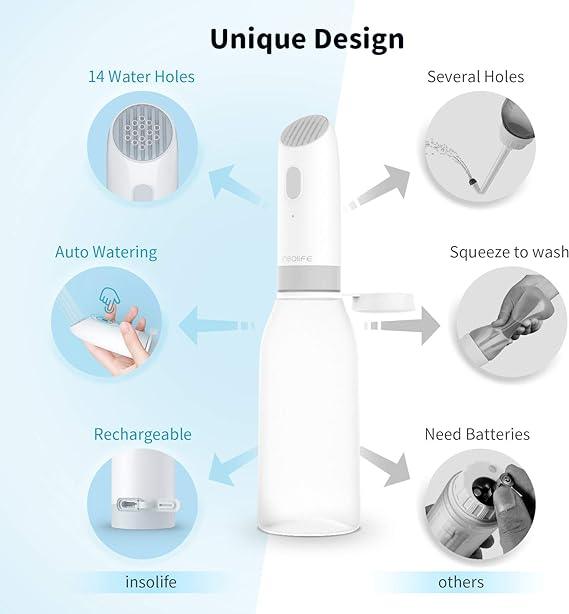 Ultra-Compact Electric Bidet Sprayer for On-the-Go Hygiene - THESHOP.IST