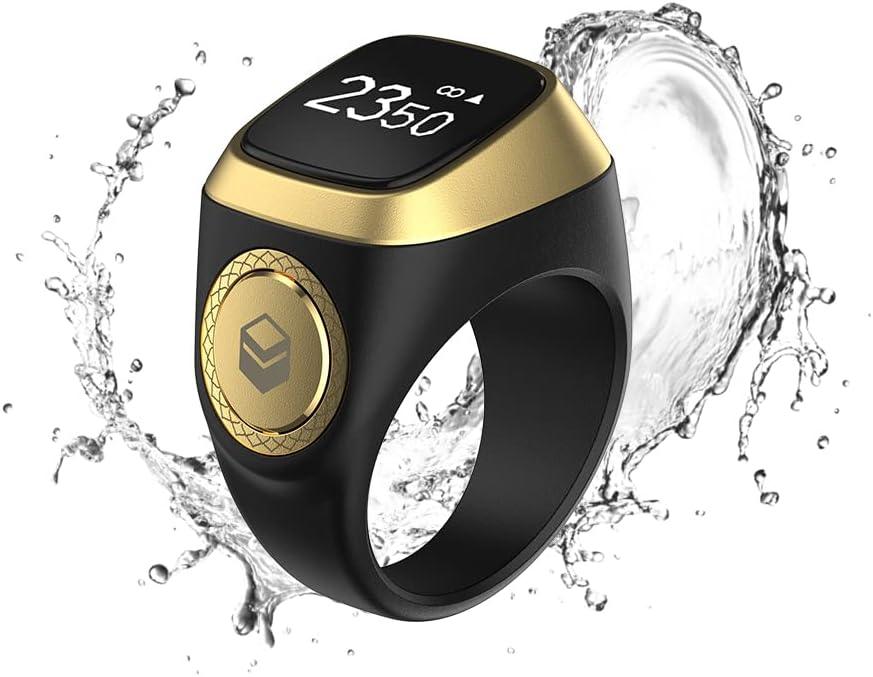 Zikr Ring - Smart Tasbih Prayer Reminder - Smart Wearable Technology Waterproof Black - THESHOP.IST